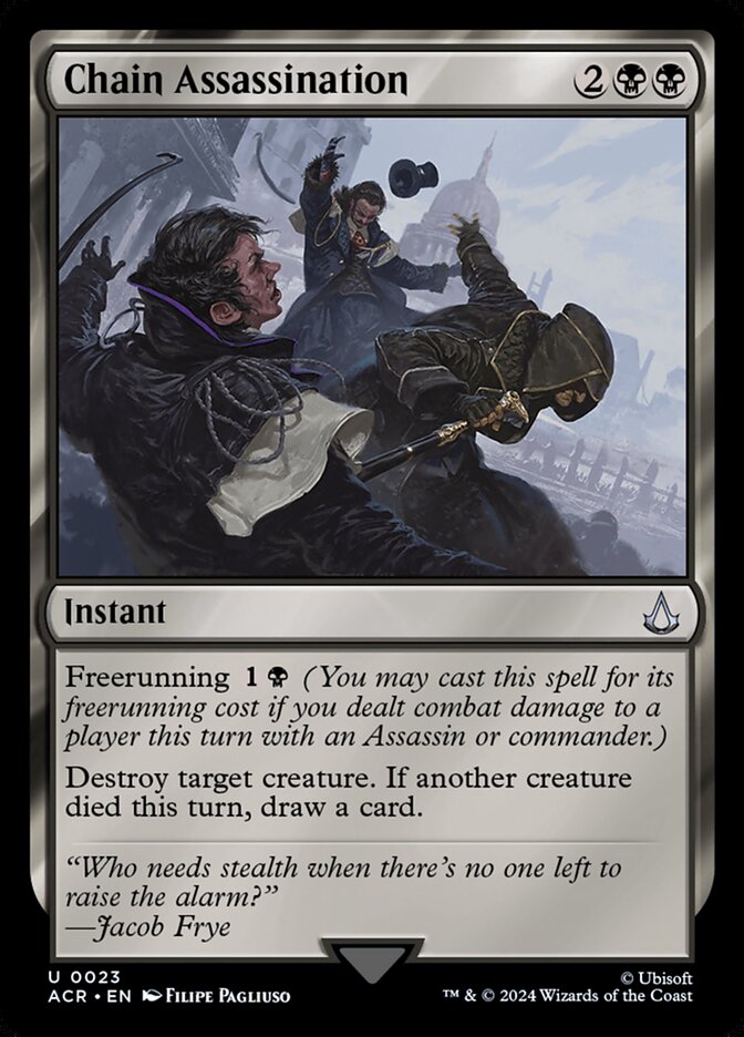 Chain Assassination 23/110 (Universes Beyond: Assassin's Creed)  - Foil