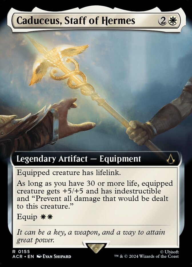 Caduceus, Staff of Hermes 155 (Universes Beyond: Assassin's Creed)  - Extended Art