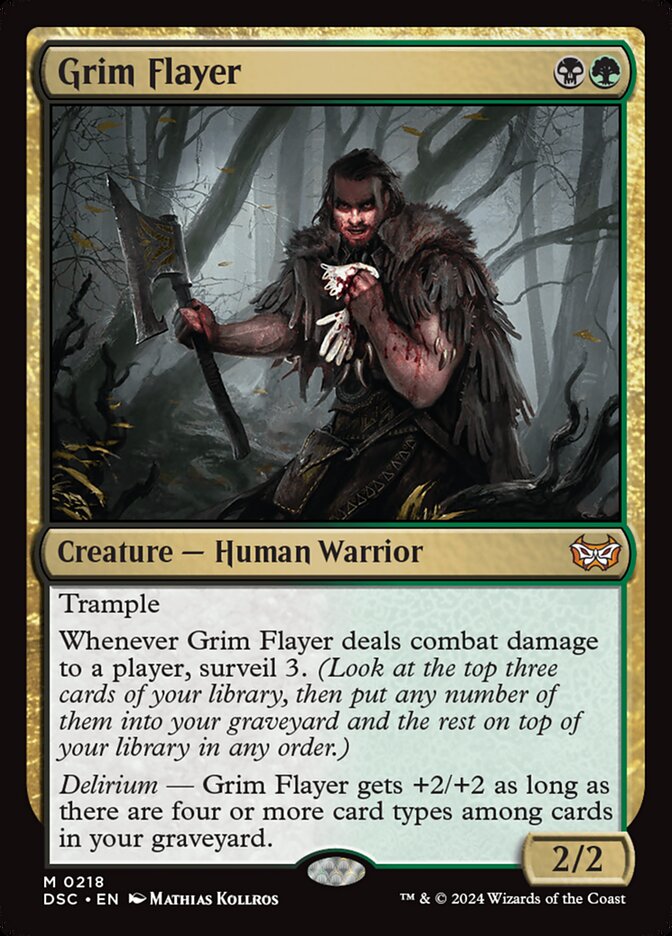 Grim Flayer 218/40 (Commander: Duskmourn: House of Horror) 