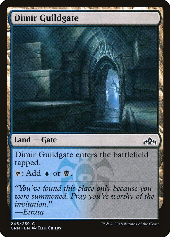 Dimir Guildgate 246 (Guilds of Ravnica) 