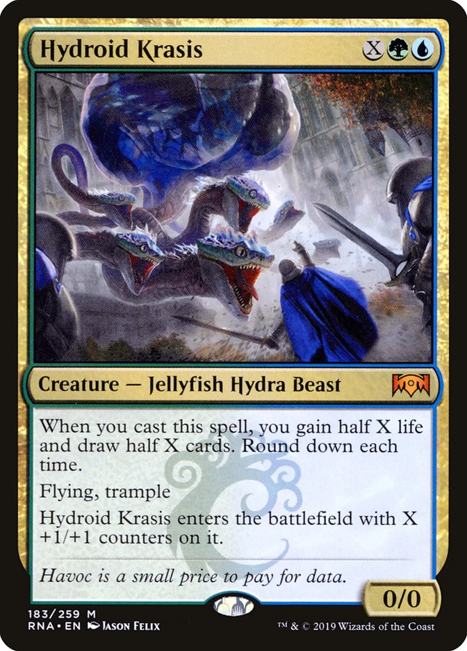 Hydroid Krasis 183 (Ravnica Allegiance)  - Foil