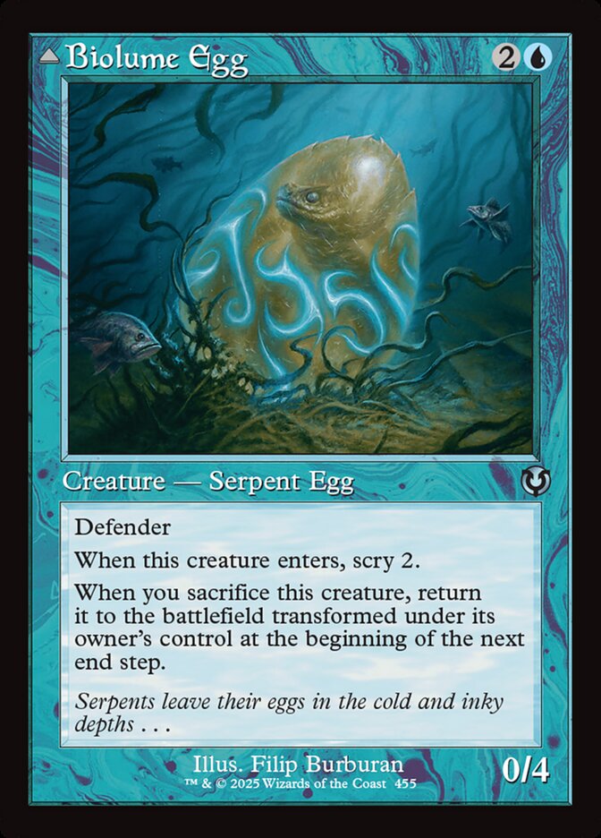 Biolume Egg // Biolume Serpent 455/287 (Innistrad Remastered)  - Retro