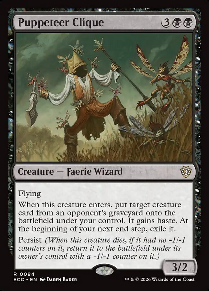 Puppeteer Clique 84 (Commander: Lorwyn Eclipsed) 