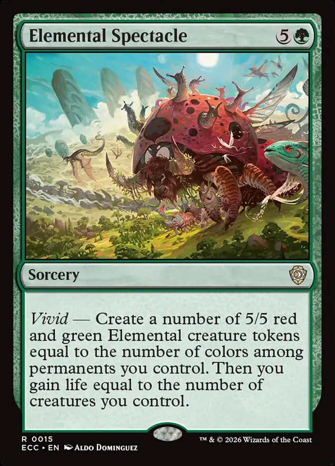 Elemental Spectacle 15/176 (Commander: Lorwyn Eclipsed) 