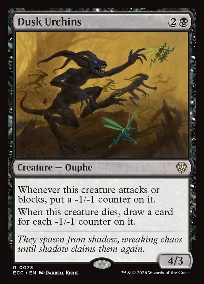 Dusk Urchins 73/176 (Commander: Lorwyn Eclipsed) 