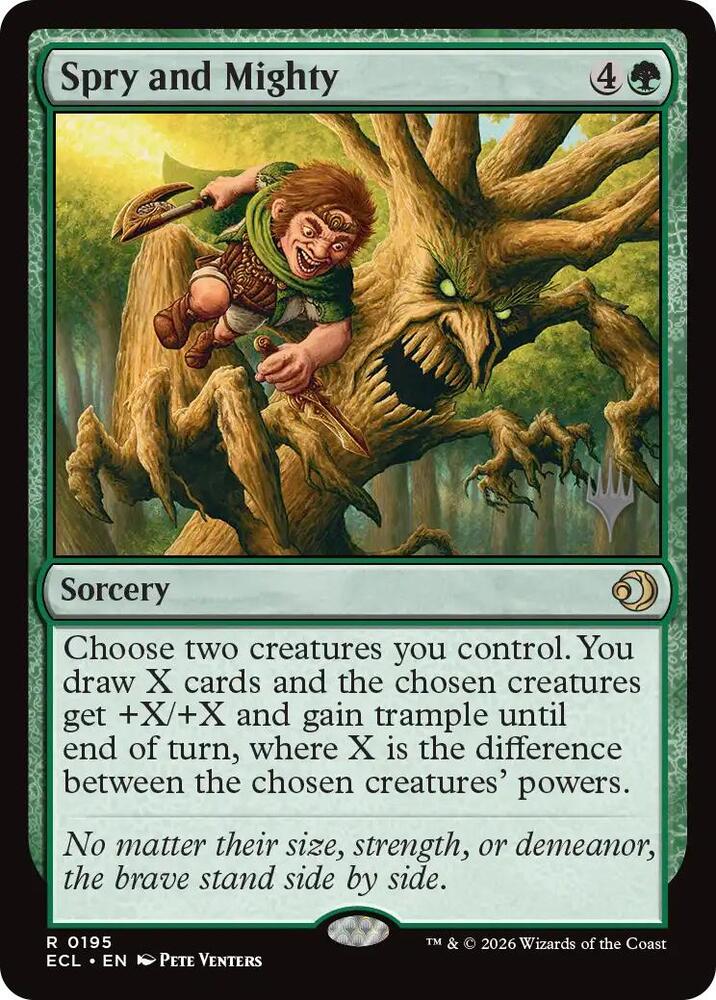 Spry and Mighty 195p/87 (Promo Pack: Lorwyn Eclipsed) 