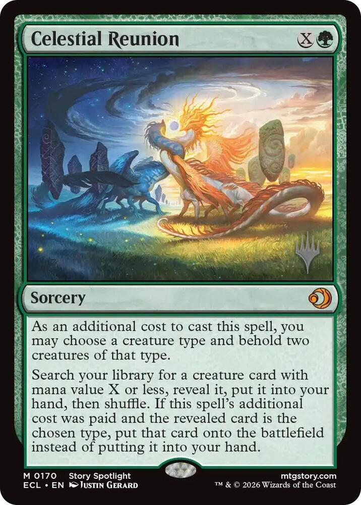 Celestial Reunion 170p/87 (Promo Pack: Lorwyn Eclipsed)  - Foil
