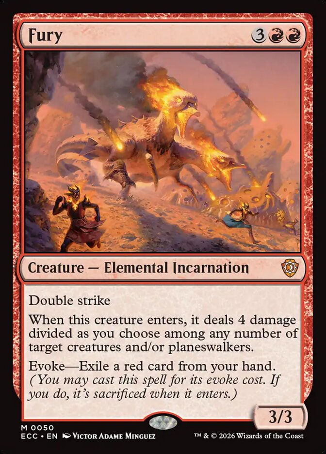 Fury 50 (Commander: Lorwyn Eclipsed) 