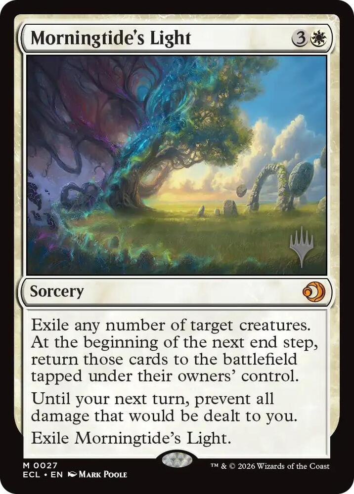 Morningtides Light 27p/87 (Promo Pack: Lorwyn Eclipsed)  - Foil