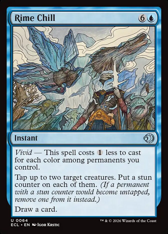 Rime Chill 64/273 (Lorwyn Eclipsed)  - Foil