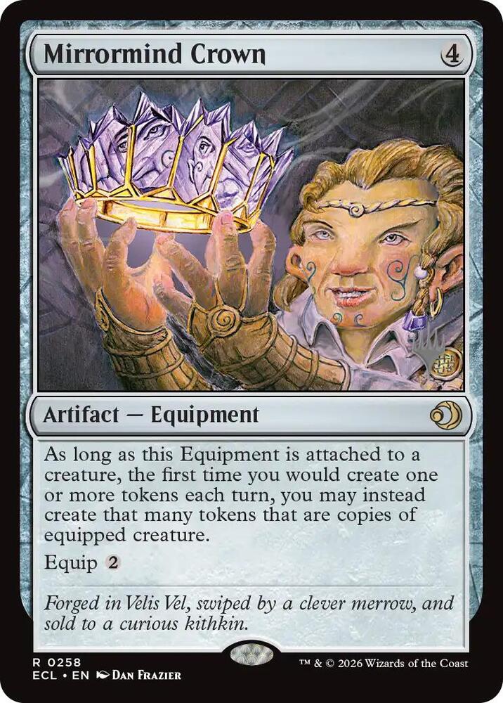 Mirrormind Crown 258p/87 (Promo Pack: Lorwyn Eclipsed)  - Foil