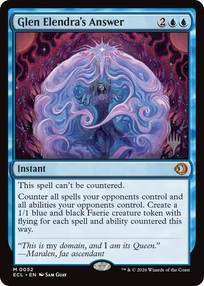 Glen Elendras Answer 52 (Promo Pack: Lorwyn Eclipsed) 