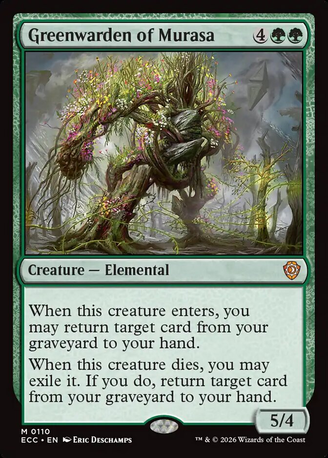 Greenwarden of Murasa 110/176 (Commander: Lorwyn Eclipsed) 