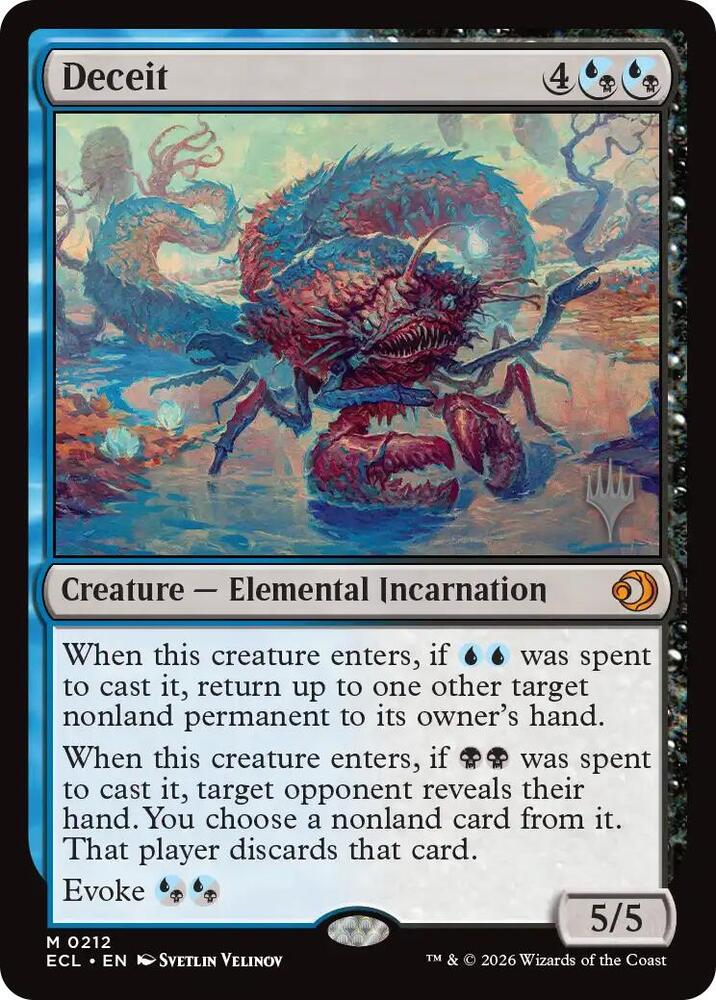 Deceit 212 (Promo Pack: Lorwyn Eclipsed) 