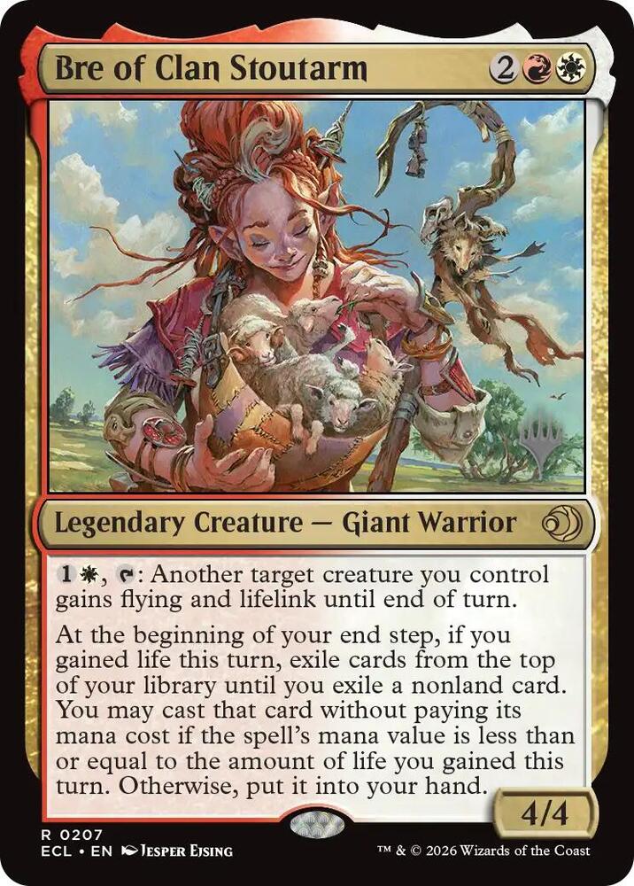 Bre of Clan Stoutarm 207 (Promo Pack: Lorwyn Eclipsed) 