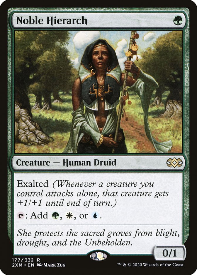 Noble Hierarch 177/332 (Double Masters)  - Foil