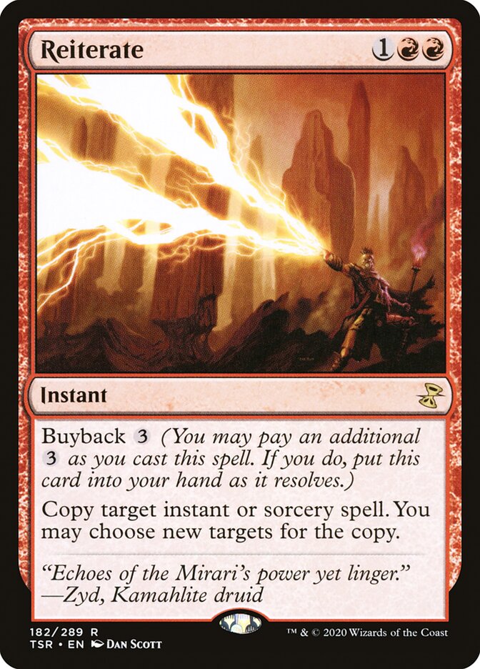 Reiterate 182/289 (Time Spiral: Remastered)  - Foil