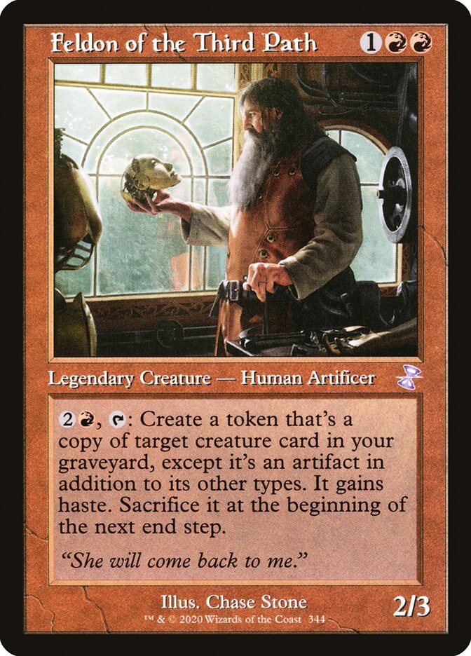 Feldon of the Third Path 344/289 (Time Spiral: Remastered)  - Foil