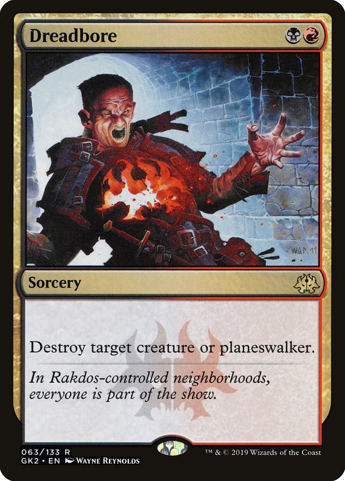 Dreadbore 63/133 (Ravnica Allegiance: Guild Kits) 