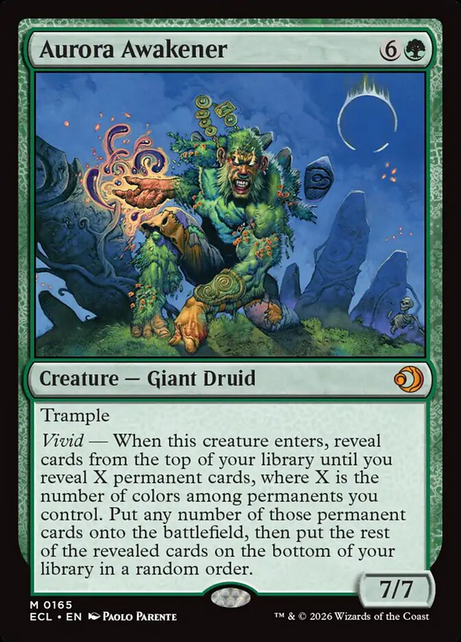 Aurora Awakener 165 (Lorwyn Eclipsed)  - Foil