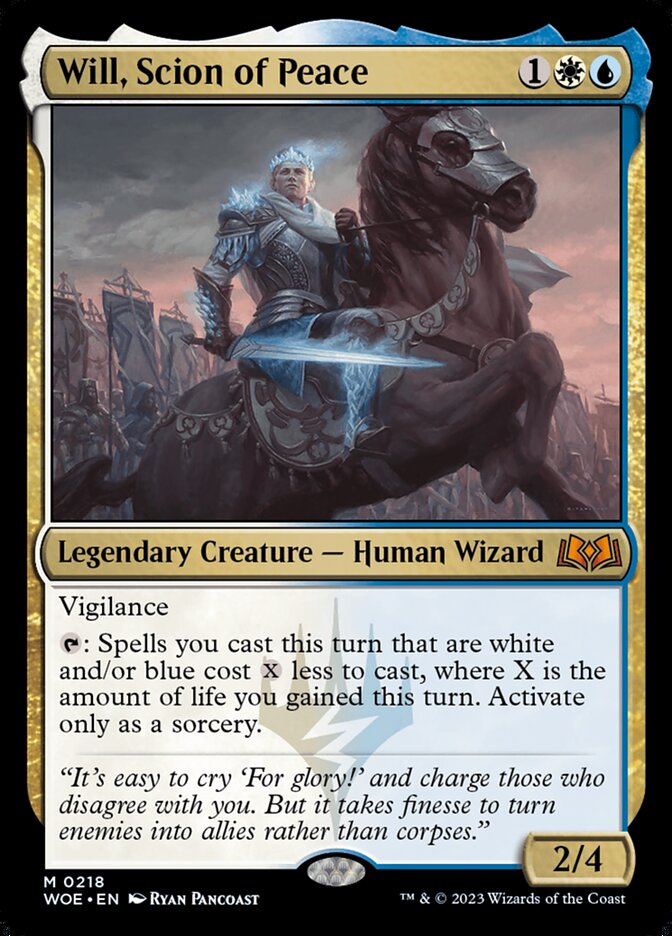 Will, Scion of Peace 218 (Wilds of Eldraine)  - Foil
