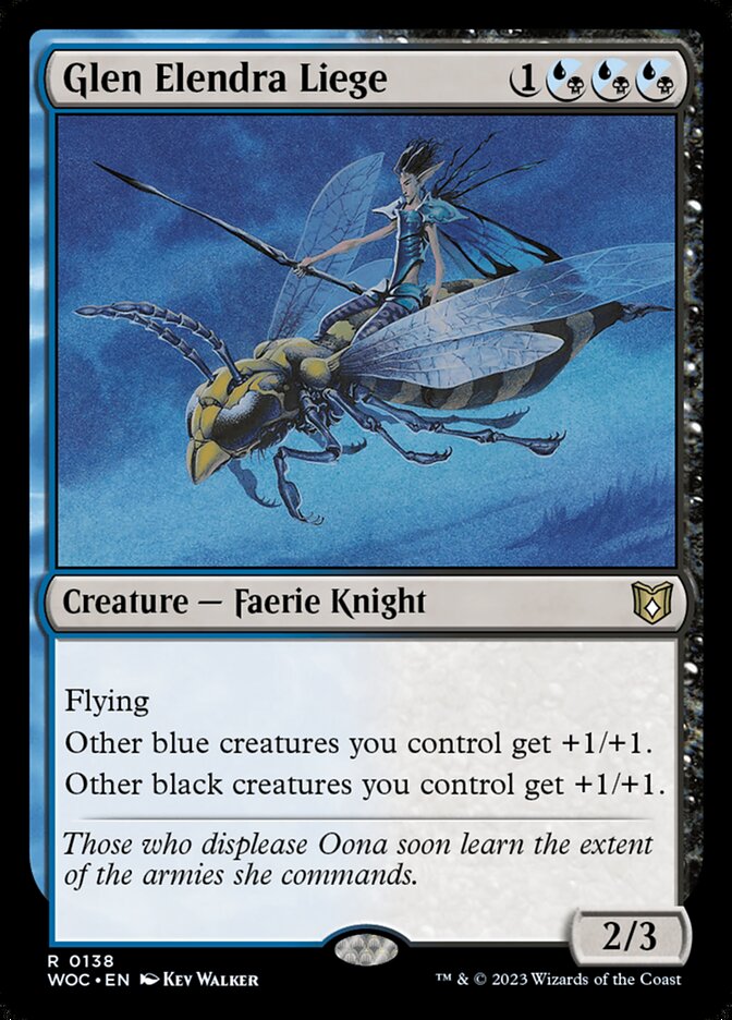 Glen Elendra Liege 138/173 (Commander: Wilds of Eldraine) 