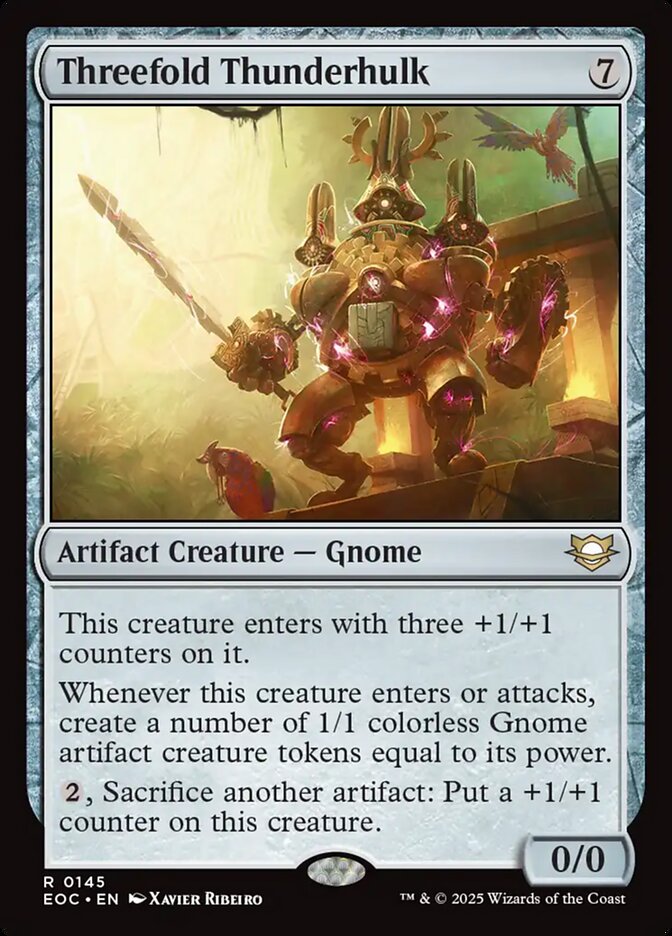 Threefold Thunderhulk 145 (Commander: Edge of Eternities) 