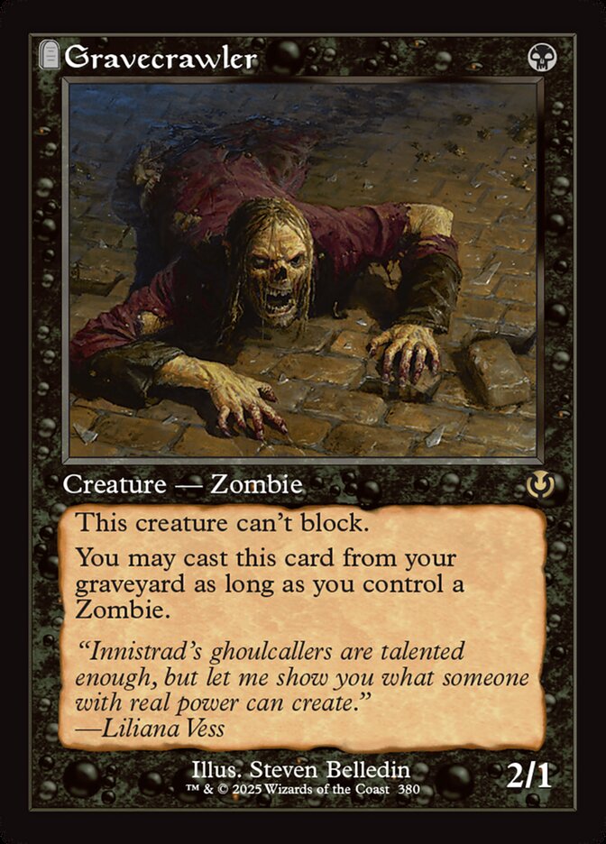 Gravecrawler 380 (Innistrad Remastered)  - Retro Foil