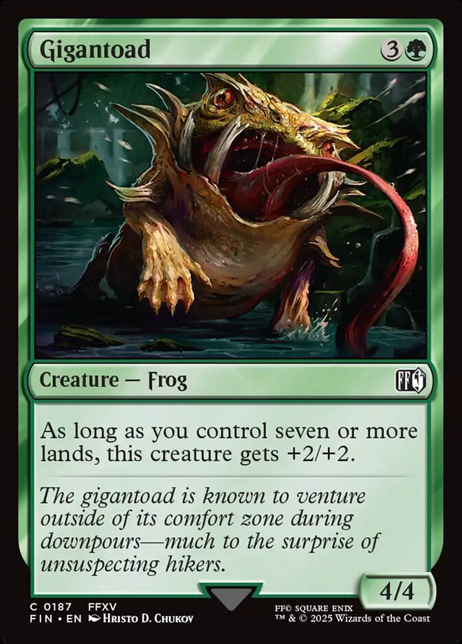 Gigantoad 187 (FINAL FANTASY)  - Foil