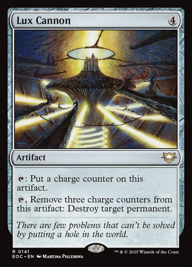 Lux Cannon 141 (Commander: Edge of Eternities) 