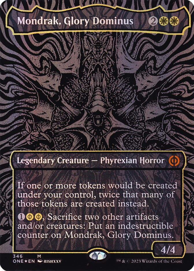 Mondrak, Glory Dominus 346 (Phyrexia: All Will Be One)  - Oil Slick Foil