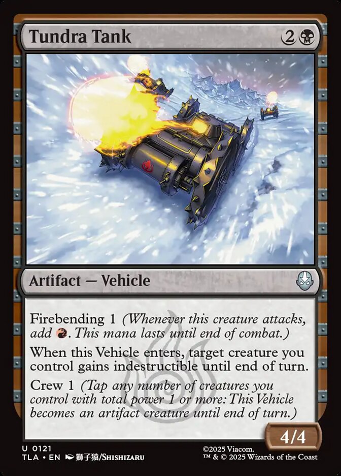 Tundra Tank 121/286 (Avatar: The Last Airbender)  - Foil