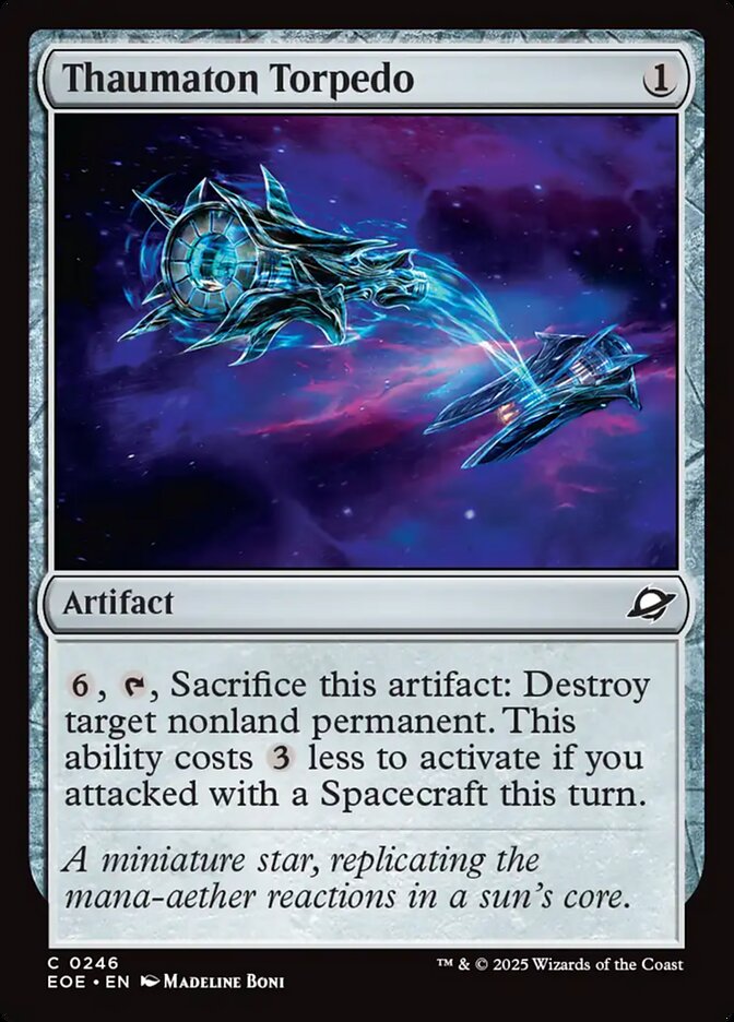 Thaumaton Torpedo 246/276 (Edge of Eternities)  - Foil