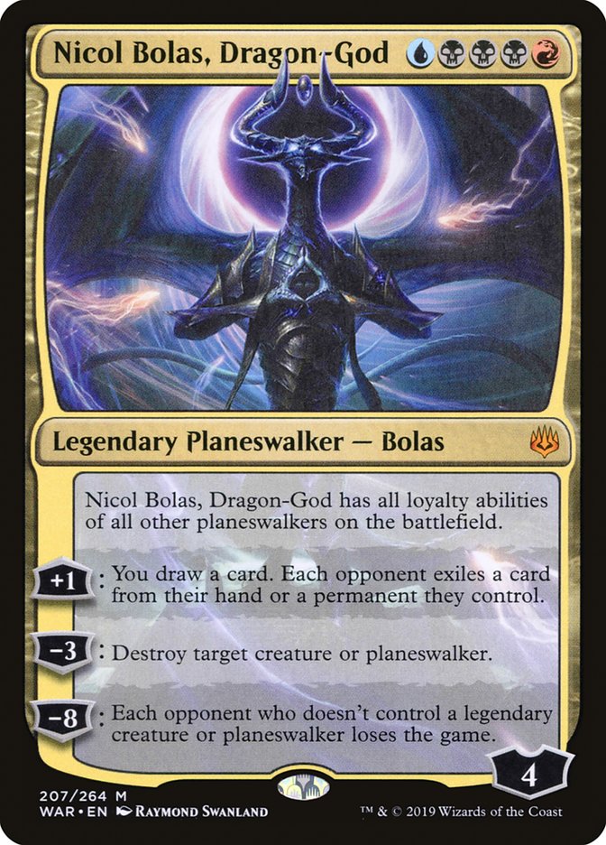 Nicol Bolas, Dragon God 207 (War of the Spark) 