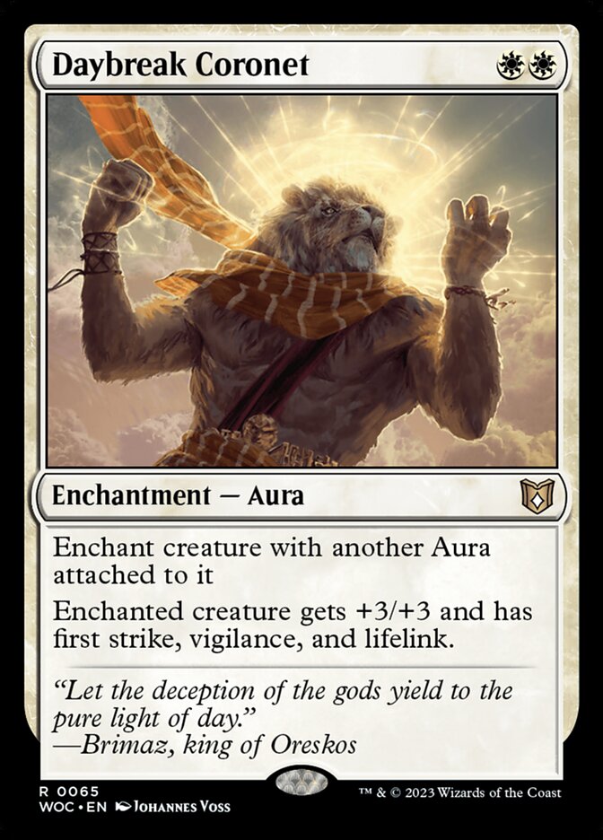 Daybreak Coronet 65 (Commander: Wilds of Eldraine) 