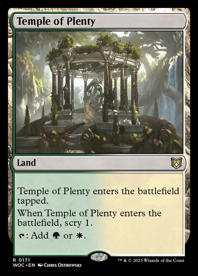 Temple of Plenty 171/173 (Commander: Wilds of Eldraine) 