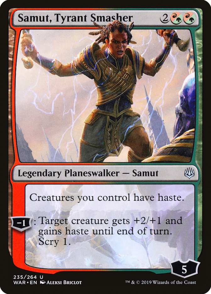 Samut, Tyrant Smasher 235/264 (War of the Spark)  - Foil