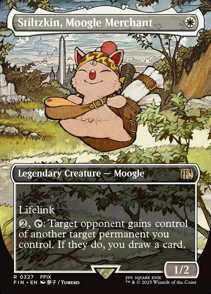 Stiltzkin, Moogle Merchant 327 (FINAL FANTASY)  - Borderless