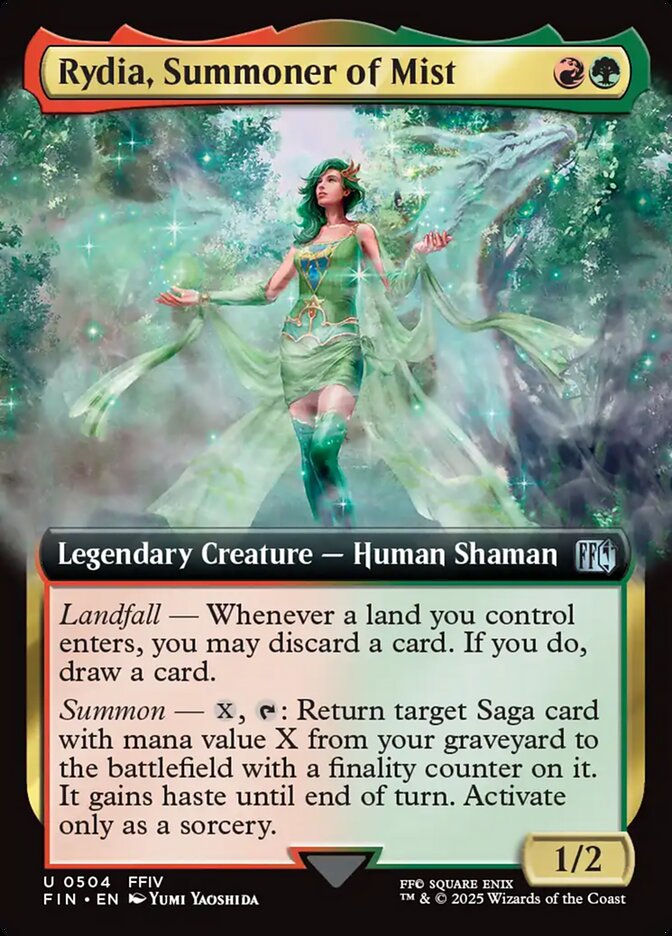 Rydia, Summoner of Mist 504/309 (FINAL FANTASY)  - Extended Art Foil