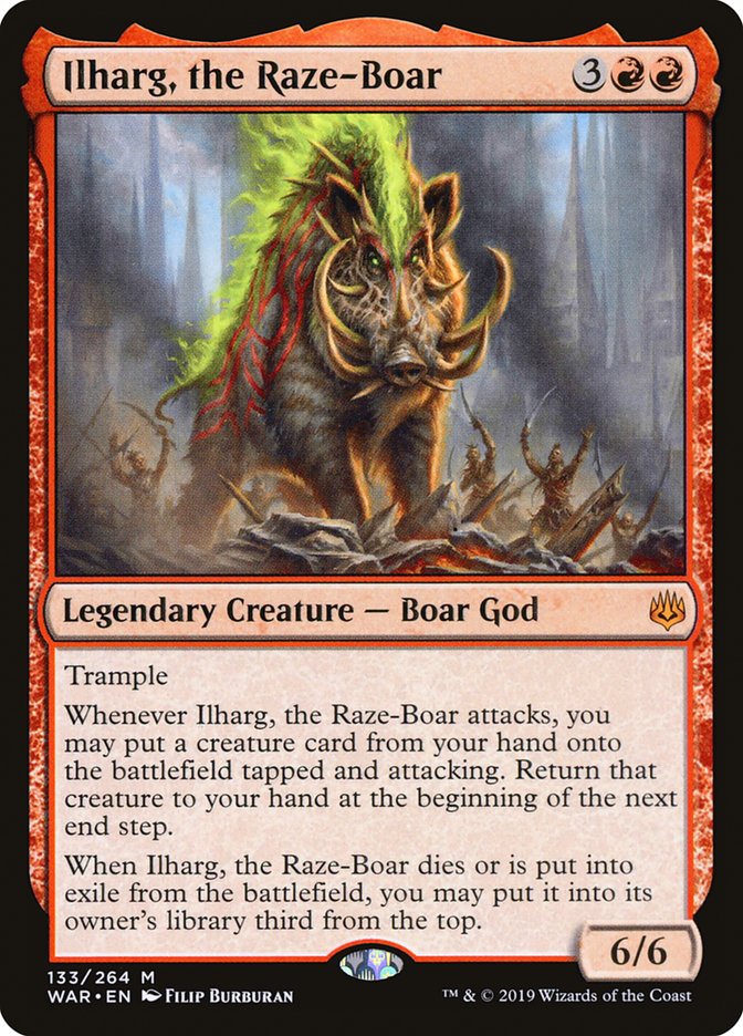 Ilharg, the Raze Boar 133/264 (War of the Spark) 