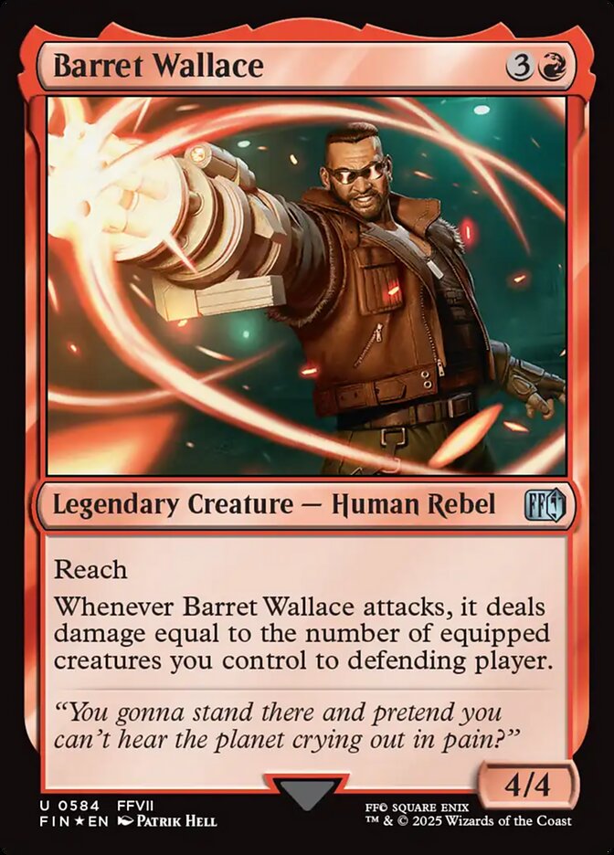 Barret Wallace 584/309 (FINAL FANTASY)  - Surge Foil