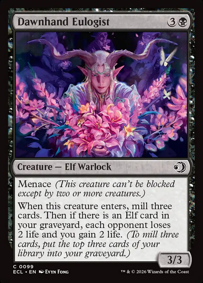 Dawnhand Eulogist 99 (Lorwyn Eclipsed)  - Foil
