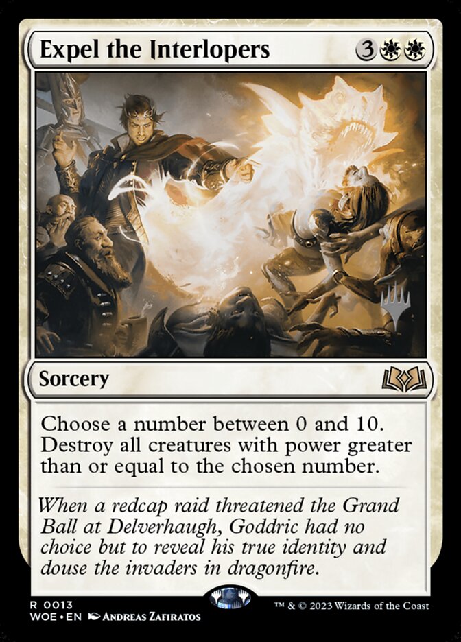 Expel the Interlopers 13p/200 (Promo Pack: Wilds of Eldraine)  - Foil