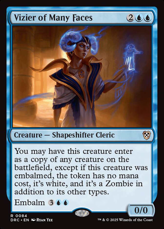 Vizier of Many Faces 84/187 (Commander: Aetherdrift) 