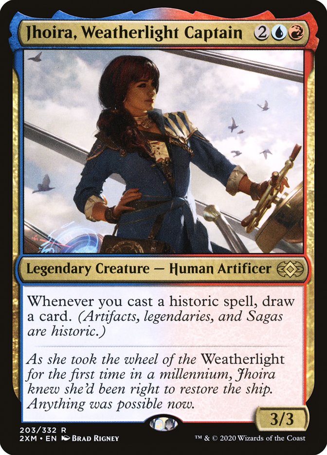 Jhoira, Weatherlight Captain 203/332 (Double Masters) 