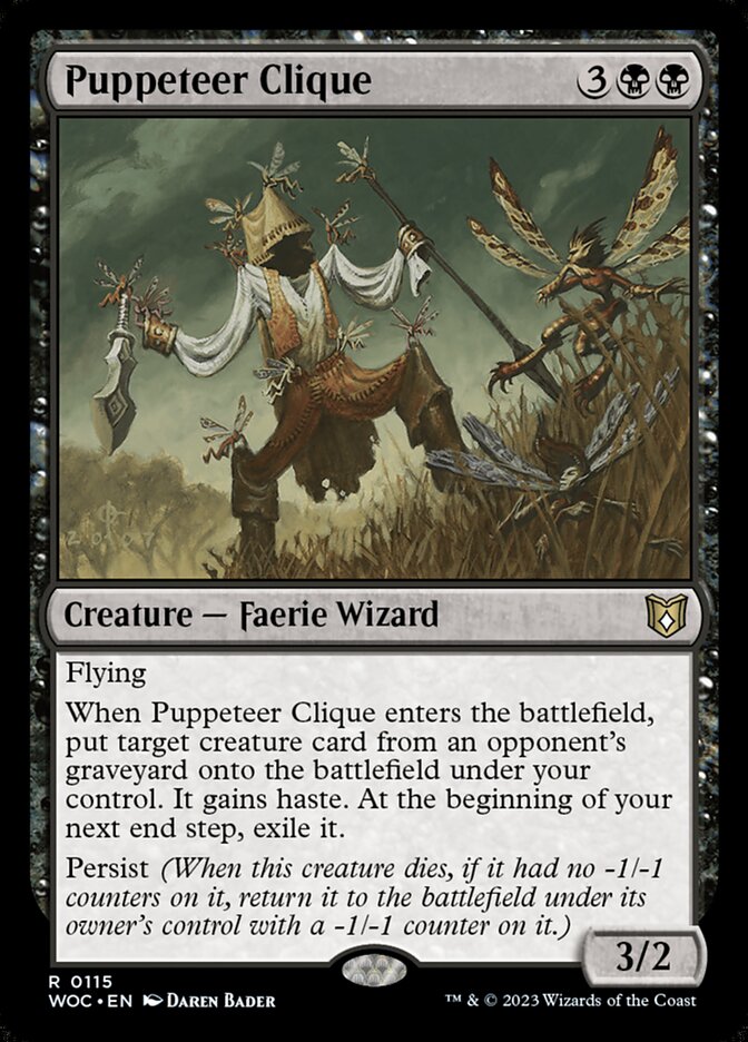 Puppeteer Clique 115/173 (Commander: Wilds of Eldraine) 