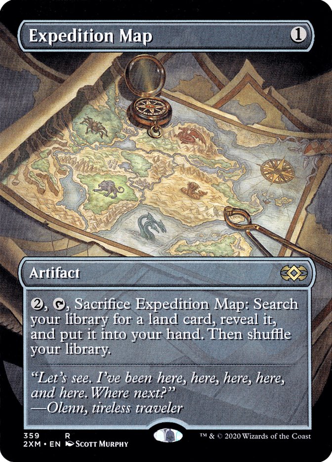 Expedition Map 359 (Double Masters)  - Borderless Foil
