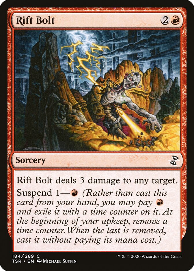 Rift Bolt 184/289 (Time Spiral: Remastered)  - Foil