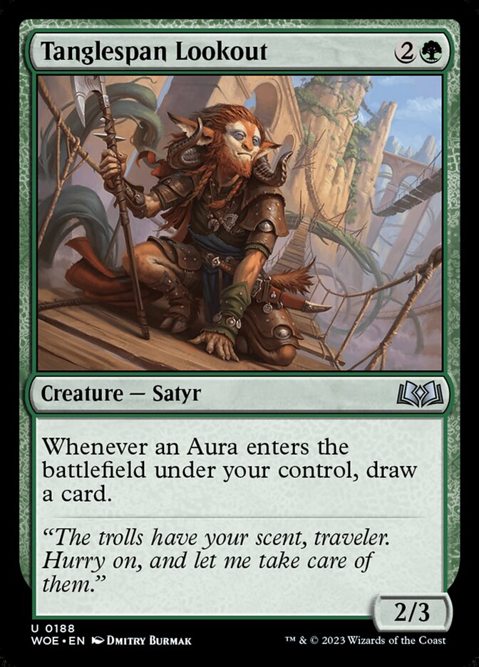Tanglespan Lookout 188/276 (Wilds of Eldraine)  - Foil