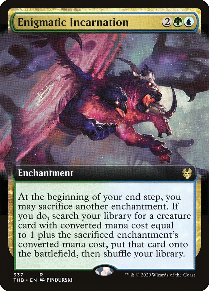 Enigmatic Incarnation 337/254 (Theros Beyond Death)  - Extended Art Foil